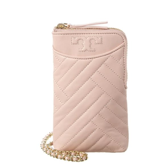 Tory Burch Handbags - Tory Burch Alexa Phone Crossbody in Shell Pink NEW WITH TAG UNATTACHED
